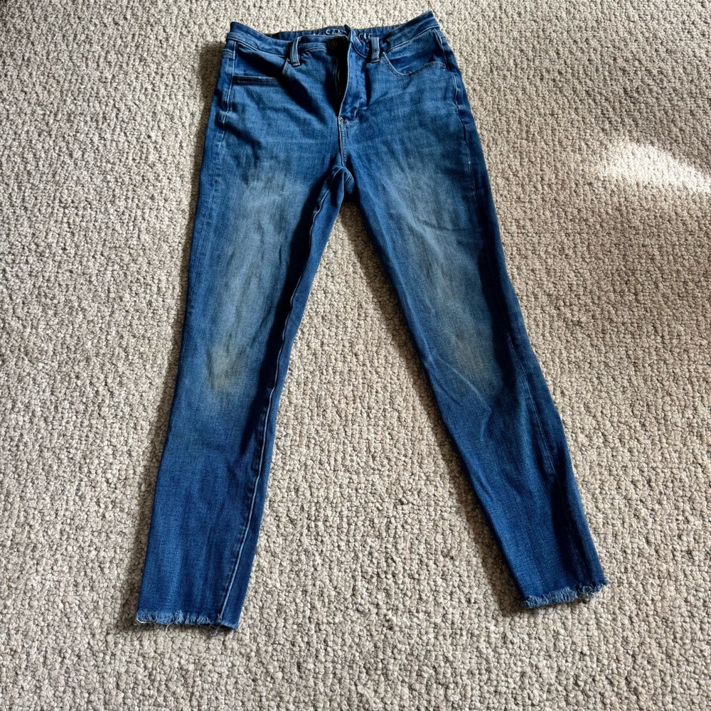 Super high rise american eagle jeans